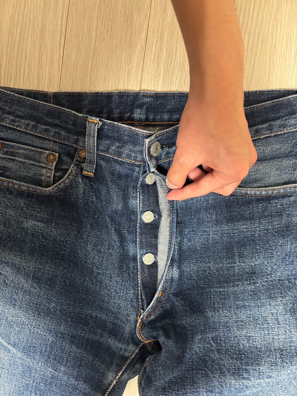 스튜디오 다치산 셀비지 데님 상품이미지4