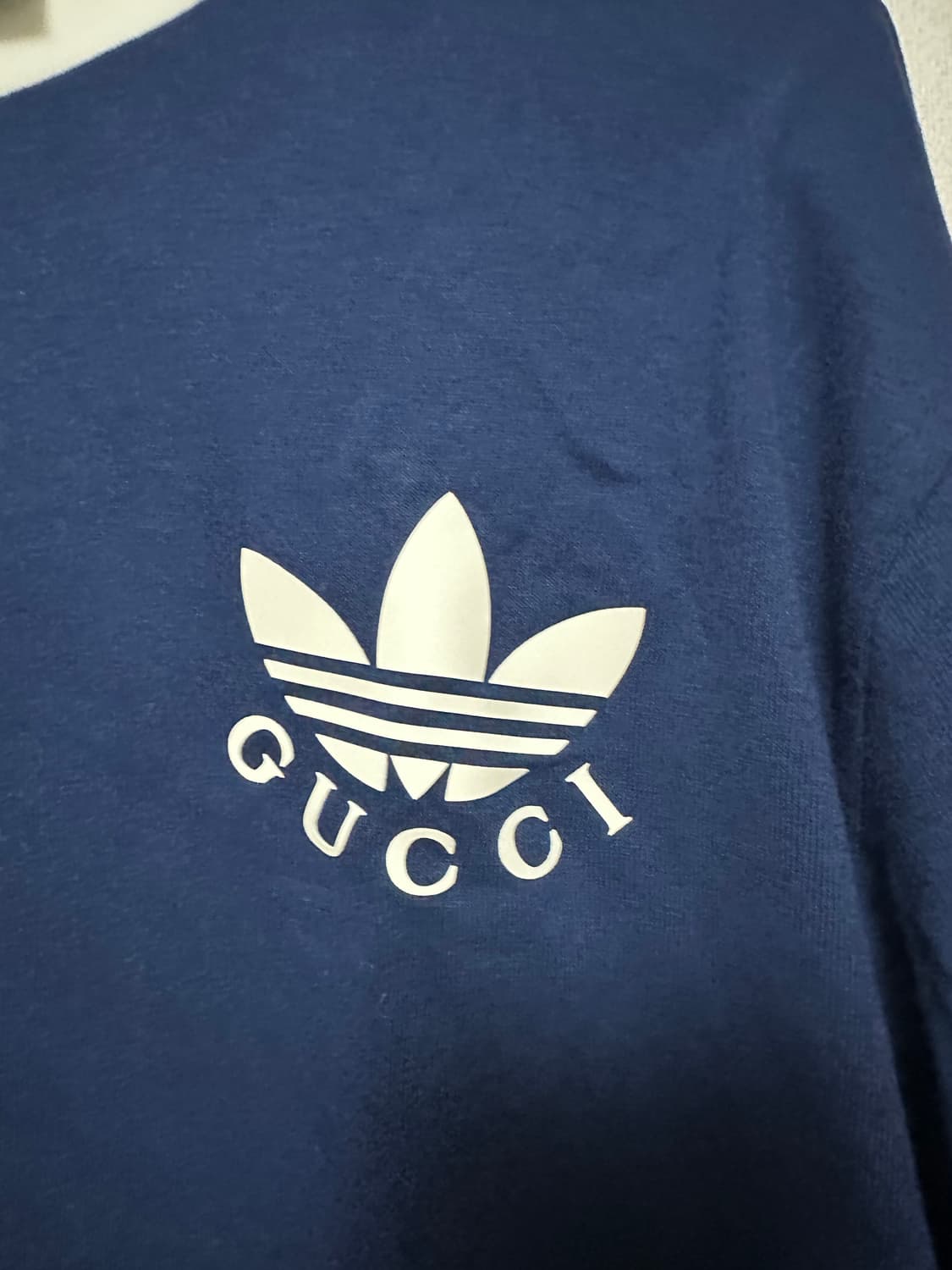 아디다스 x 구찌 코튼 저지 롱 슬리브 T (m사이즈) 상품이미지6