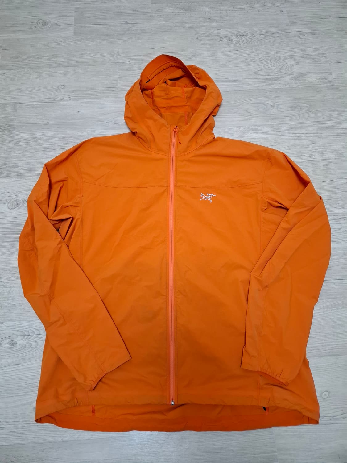 XL 아크테릭스 감마 라이트웨이트 후디 페놈 오렌지 바람막이 후드 자켓 상품이미지1