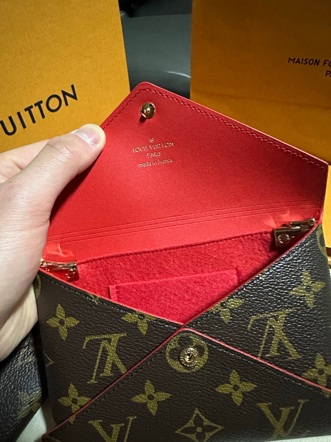 루이비통 포쉐트 모노그램 키리가미 3세트 파우치 클러치 상품이미지3