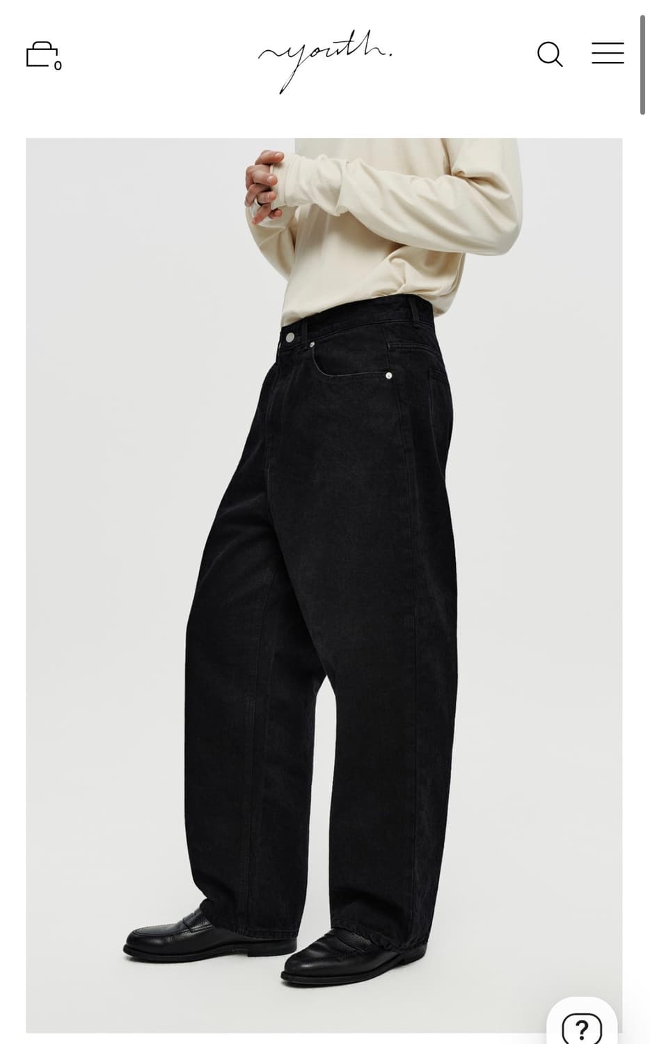 [M] 유스 26ss 테이퍼드 데님 팬츠 상품이미지1