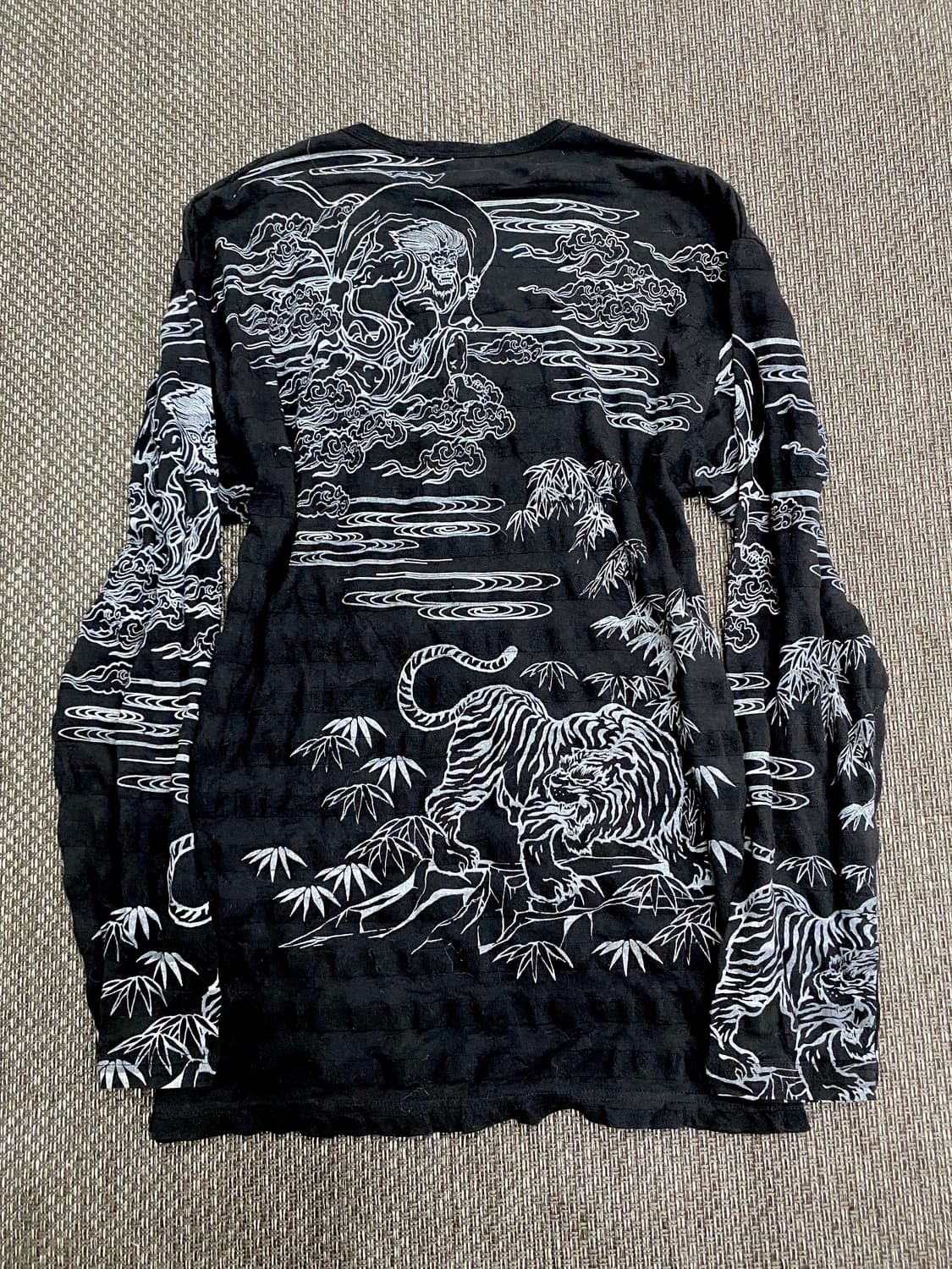 Oriental Print Loose-Fit Sleeve 상품이미지4