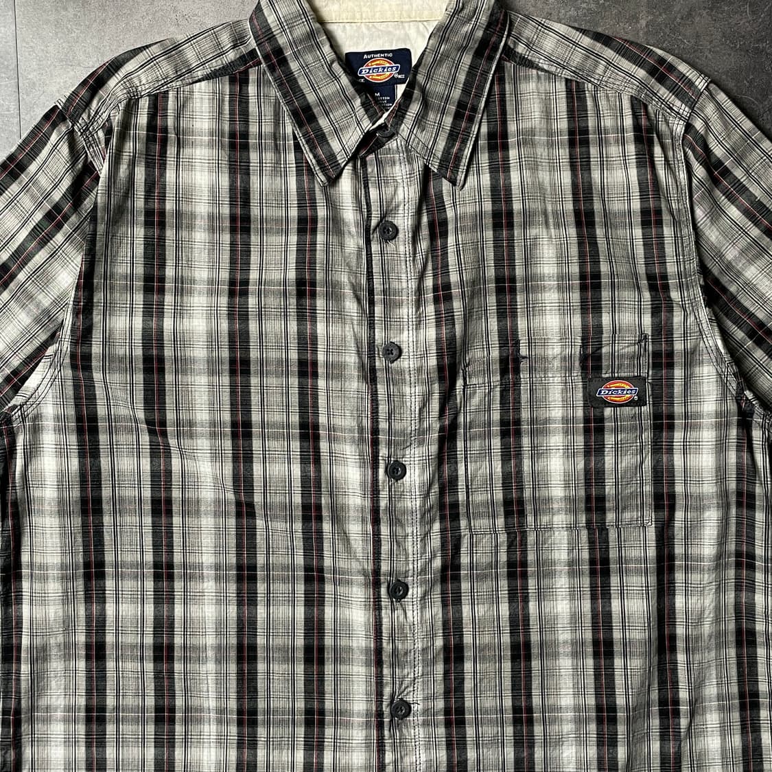 DICKIES 디키즈 빈티지 체크 반팔 워크 셔츠 A00930 상품이미지3