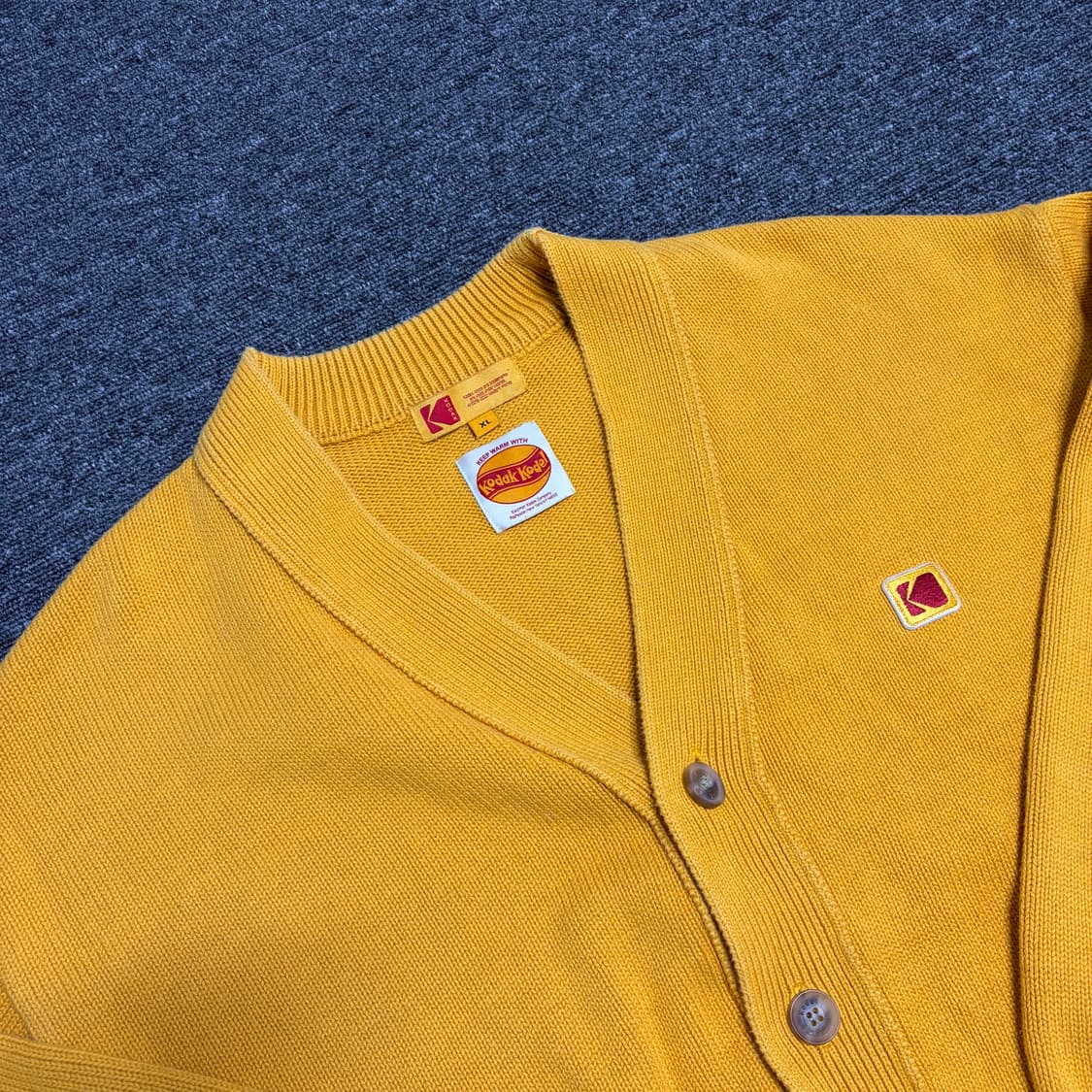 코닥 시그니처 미니 로고 가디건 상품이미지3