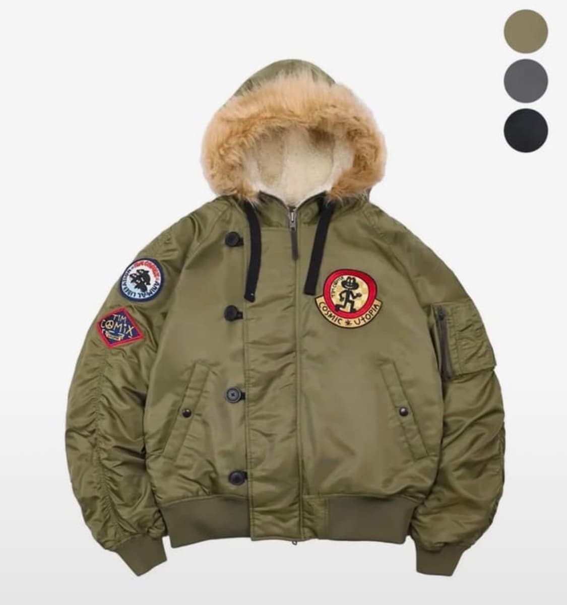 Timcomix 삼, 팀코믹스 ma-1 패치드 자켓 항공점퍼 삽니다. 상품이미지1