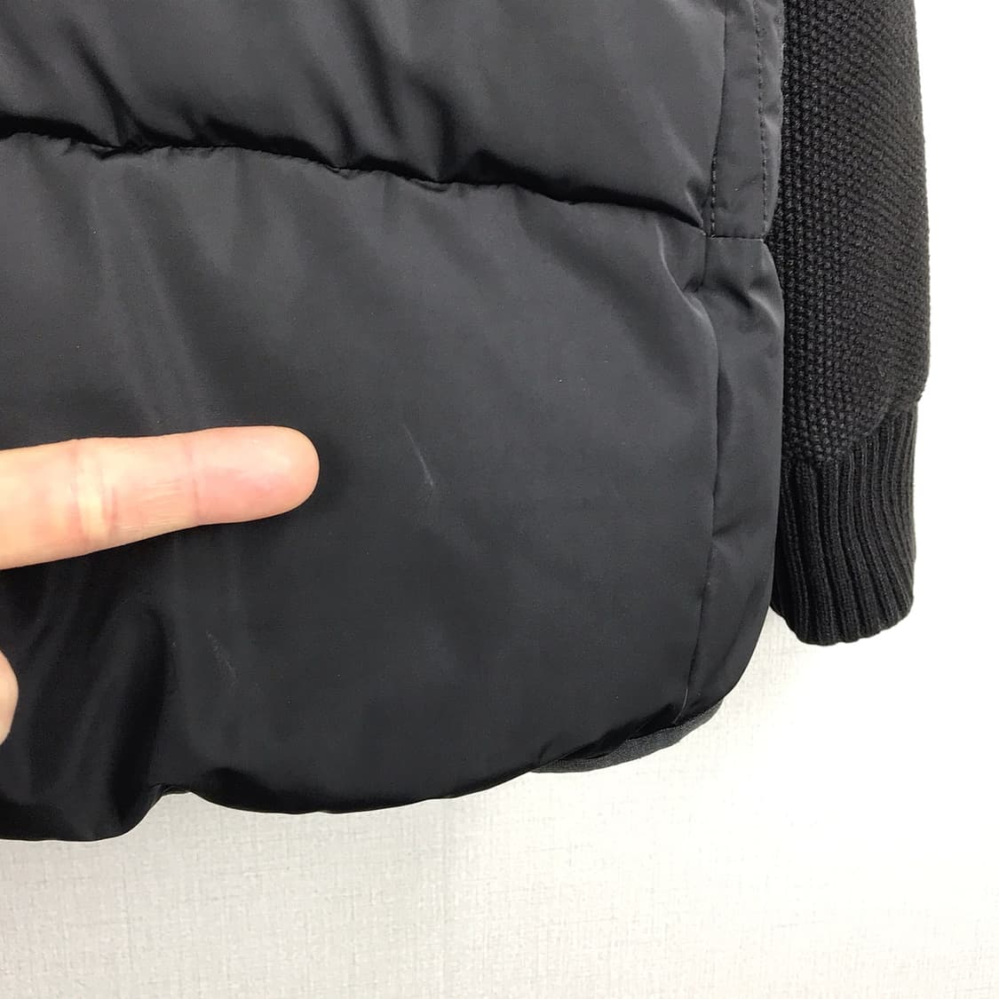 빈폴 니트 솔리브 경량 패딩 점퍼 남성100 상품이미지8