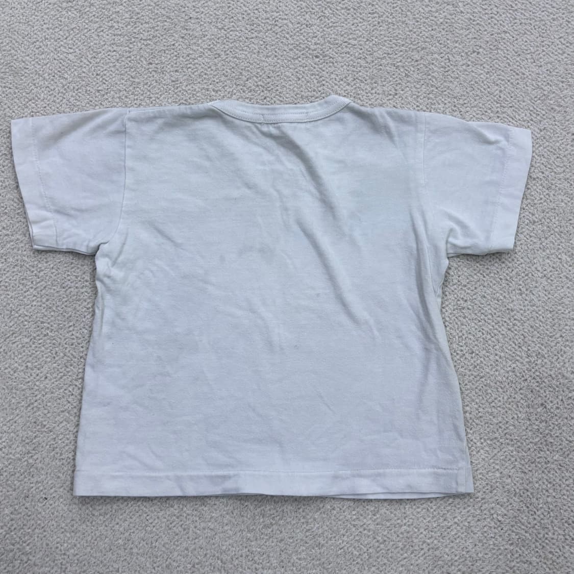 2 빈티지 키즈 하트 패치 반팔 티셔츠 0402E 상품이미지2