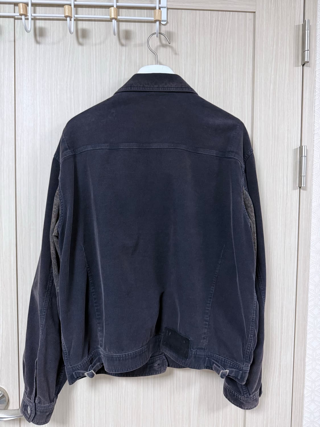 [3]폴리테루 25ss 페이즐리 트러커 다크퍼플네이비 상품이미지2