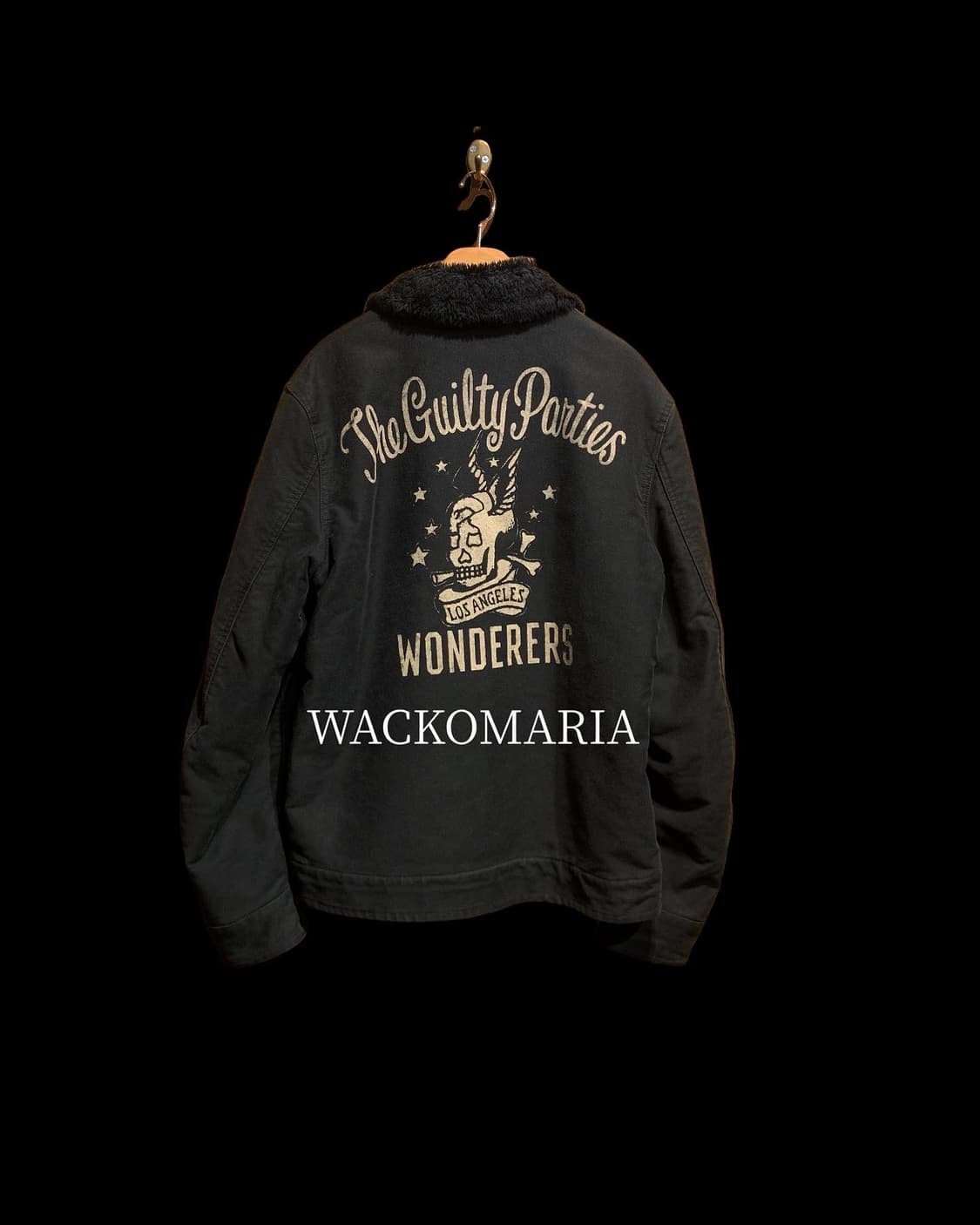 WACKOMARIA 코튼 스컬 프린팅 덱자켓 상품이미지1