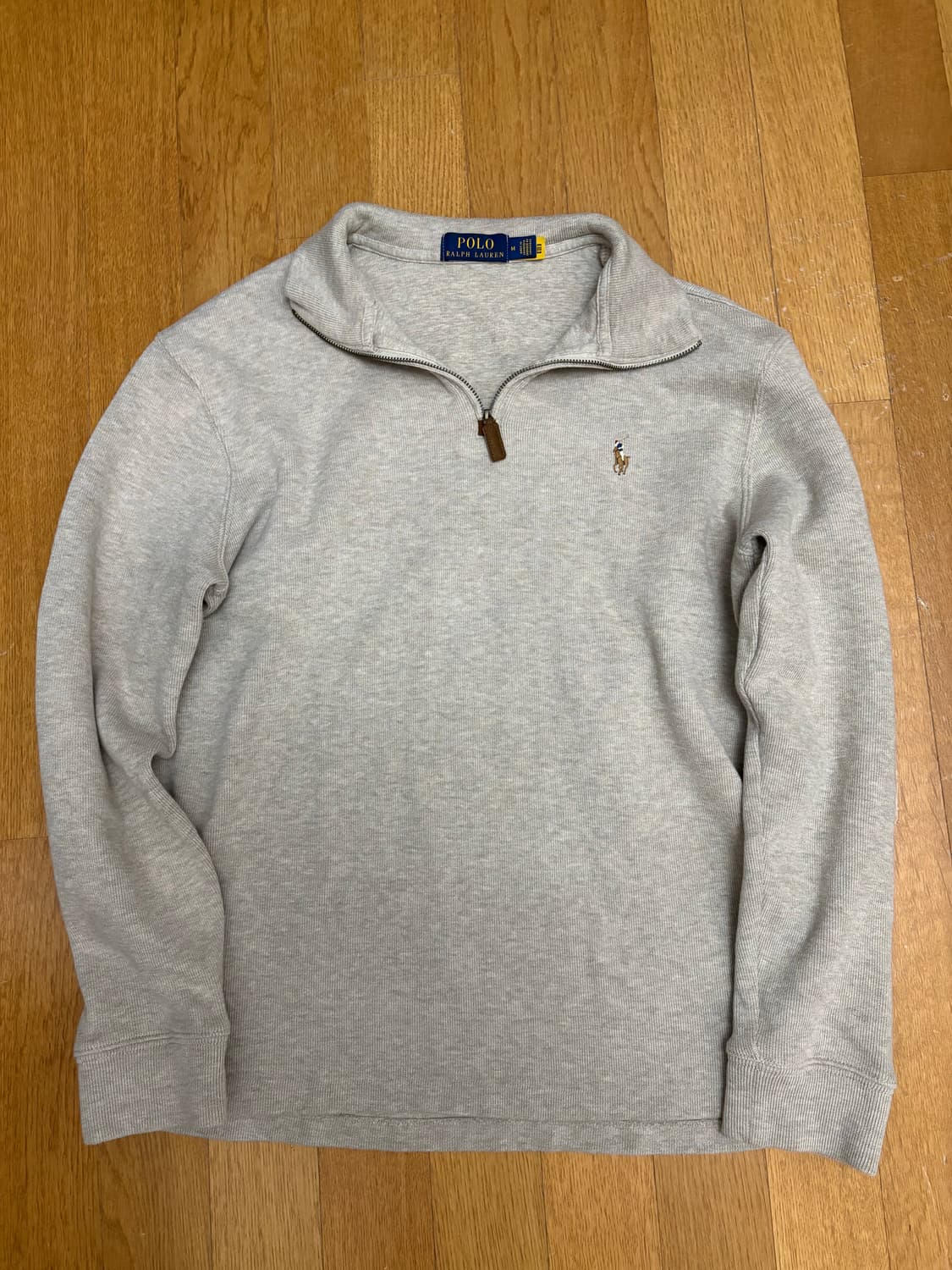 폴로 반집업 니트 상품이미지1