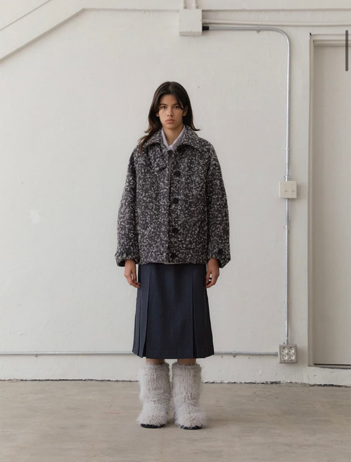 에핑글러 HALF REGLAN COAT(팝콘색상) 상품이미지1