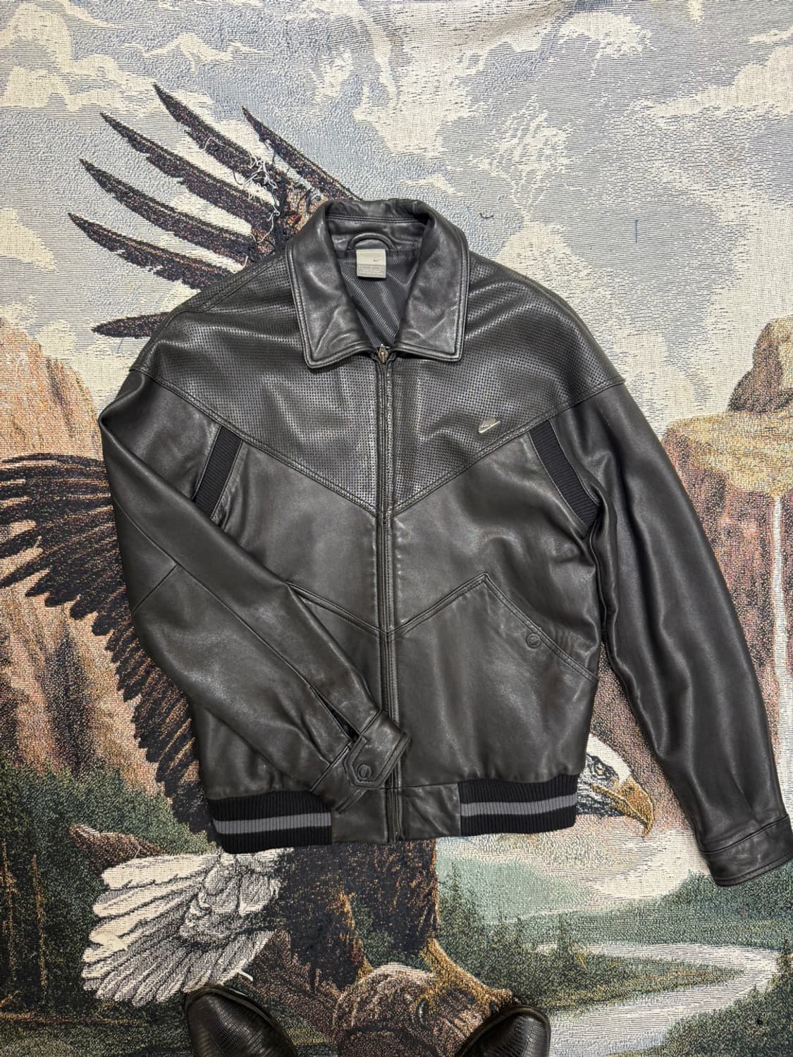 2000s 나이키 NSW 양가죽 자켓 (레어) 상품이미지1