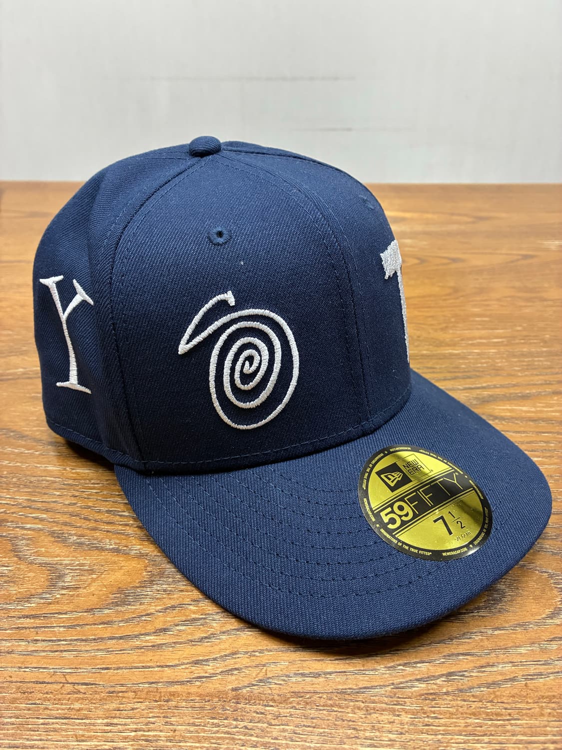 스투시 랜섬 자수 뉴에라 59피프티 캡 네이비 상품이미지6
