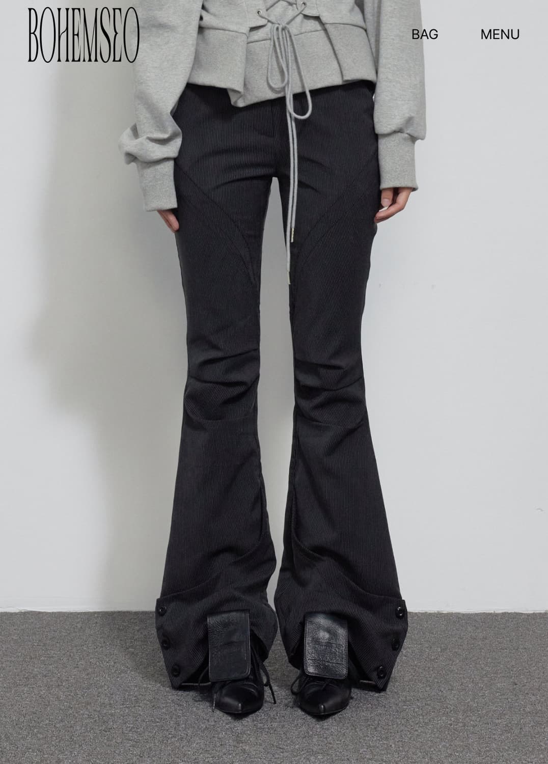 구함 보헤미안서울 LEG LINE BOOTCUT PANTS 상품이미지1