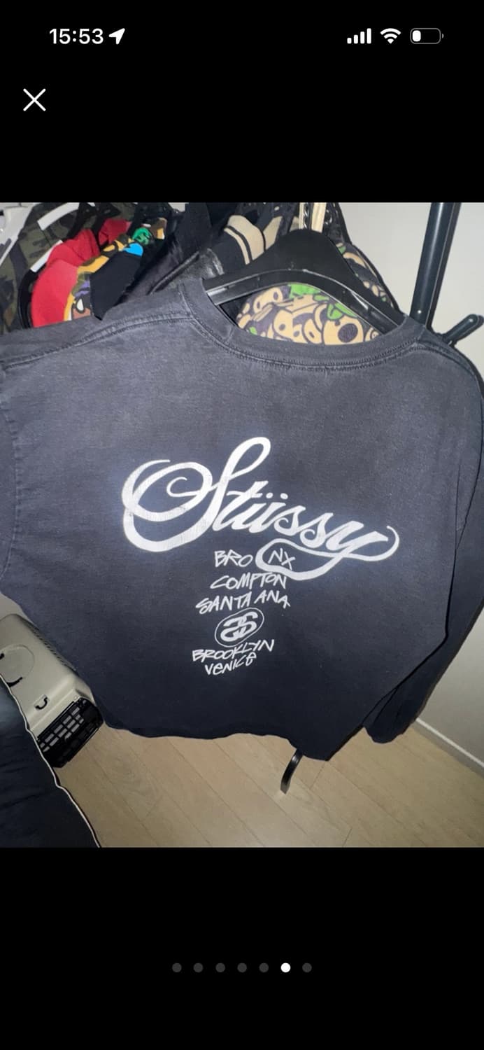 스투시 월드투어 롱슬리브 XL 상품이미지5