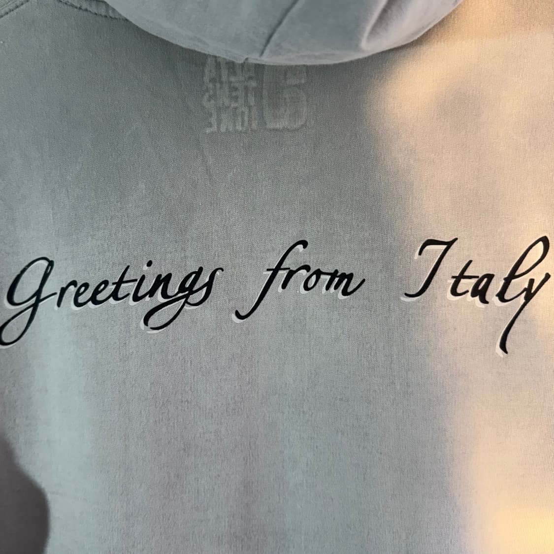 Altatenslone 바이커 프린팅 로고 후드티 상품이미지8