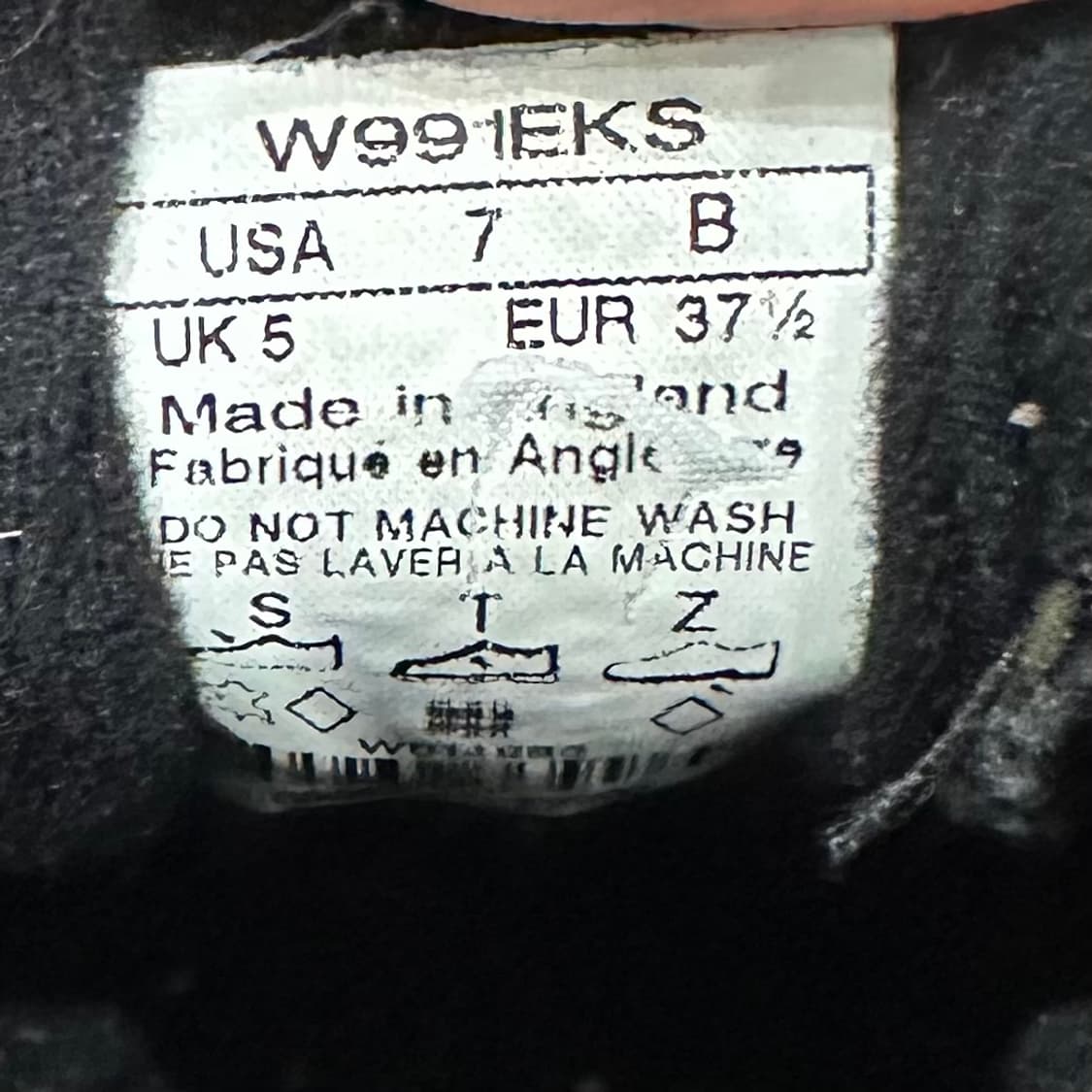 UK5) 뉴발란스 운동화 남녀 공용 신발 991 UK 블랙 스웨이드 상품이미지10