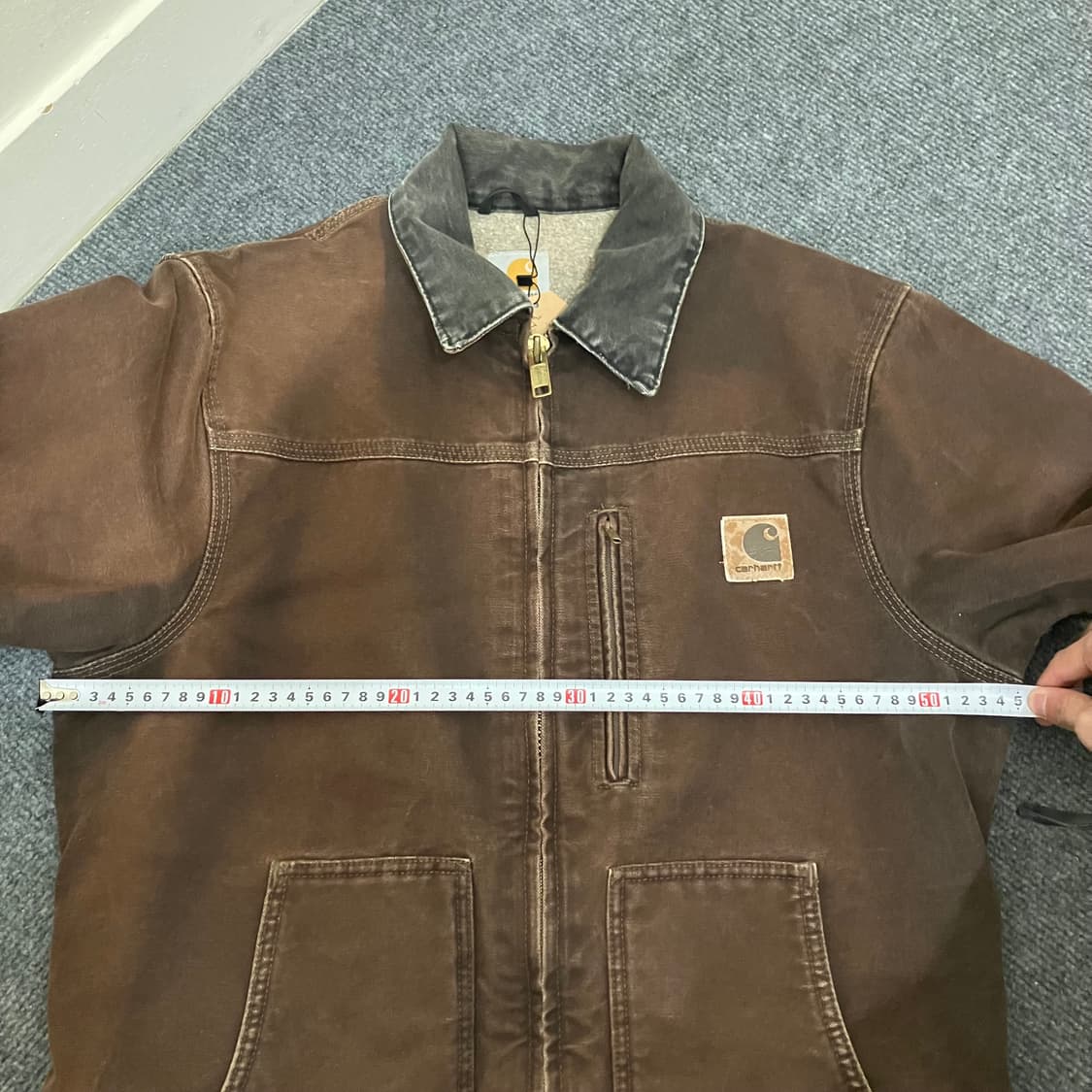 N162 칼하트 자켓 c61 dkb 브라운 상품이미지9