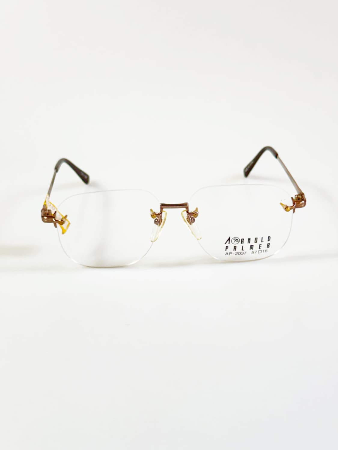 ARNOLD PALMER 무테 스퀘어 티타늄 빈티지 안경 상품이미지2