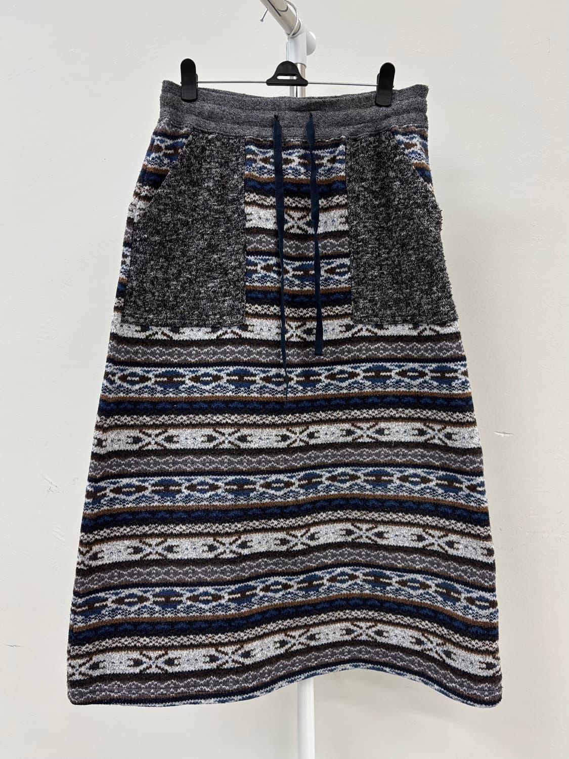 빈티지 히피 기모 스커트 상품이미지4