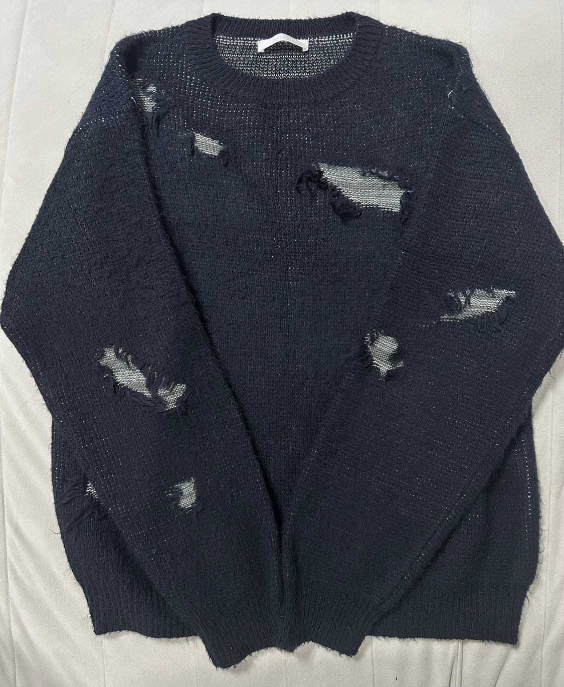 아이엘 aieul frag knit navy (48) 상품이미지5