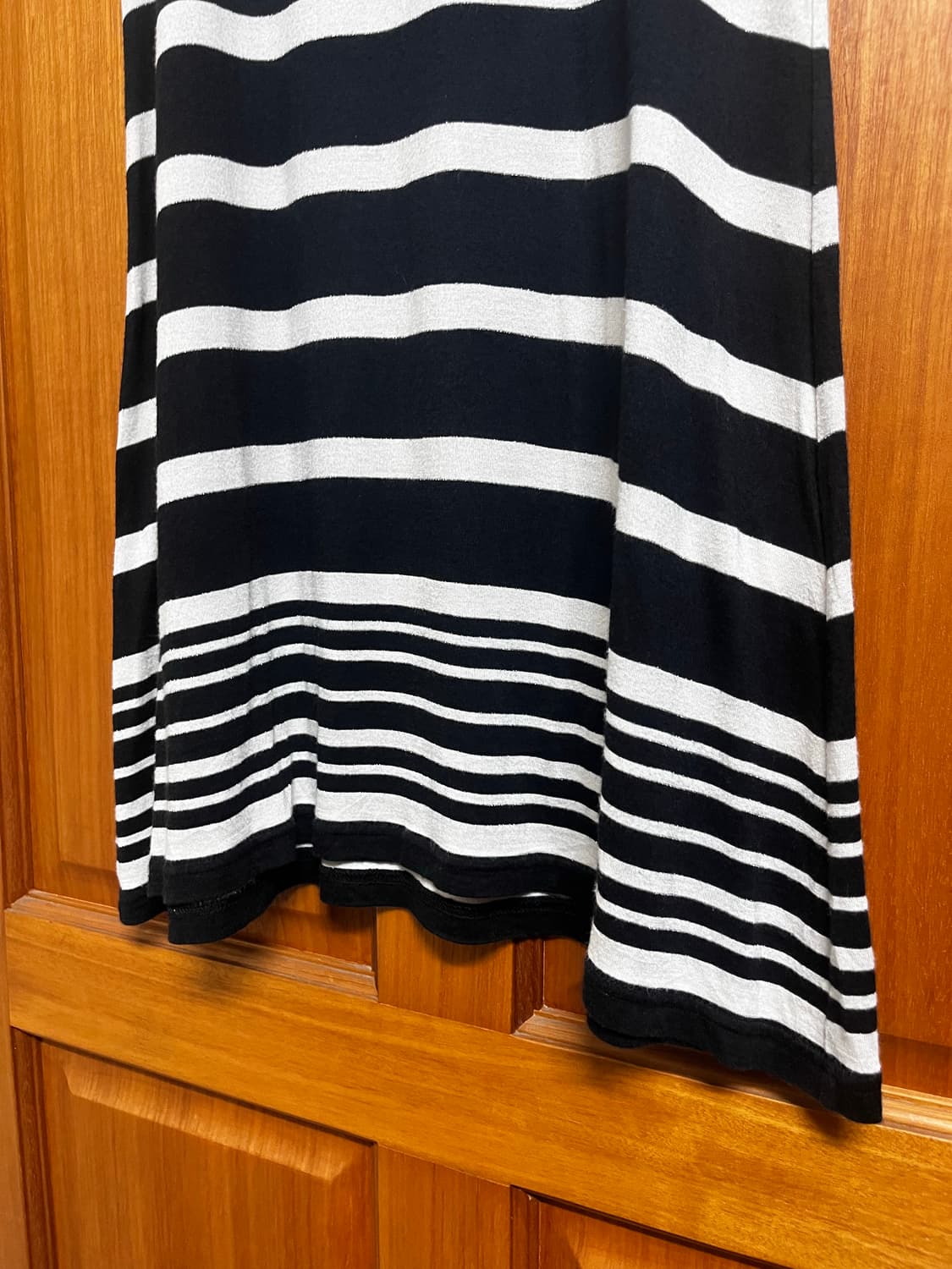 Courreges Boat Neck Striped Long T-Shirt 상품이미지4