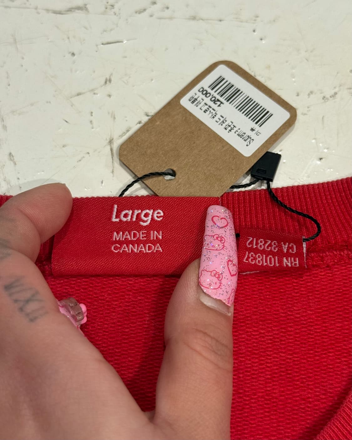 Supreme 초판 레드 박스로고 맨투맨 상품이미지4