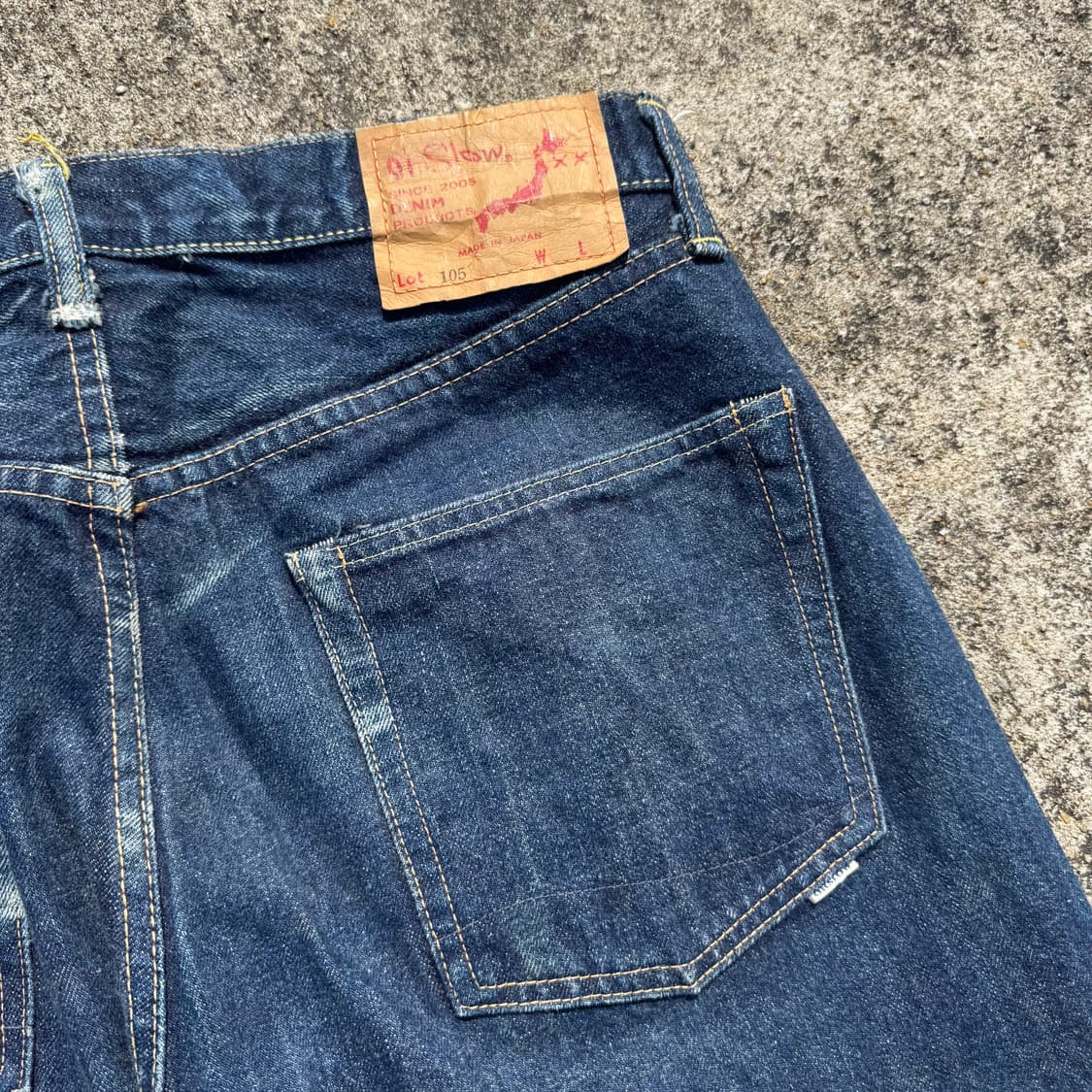 [32] Orslow 오어슬로우 105 셀비지 데님 팬츠 상품이미지8