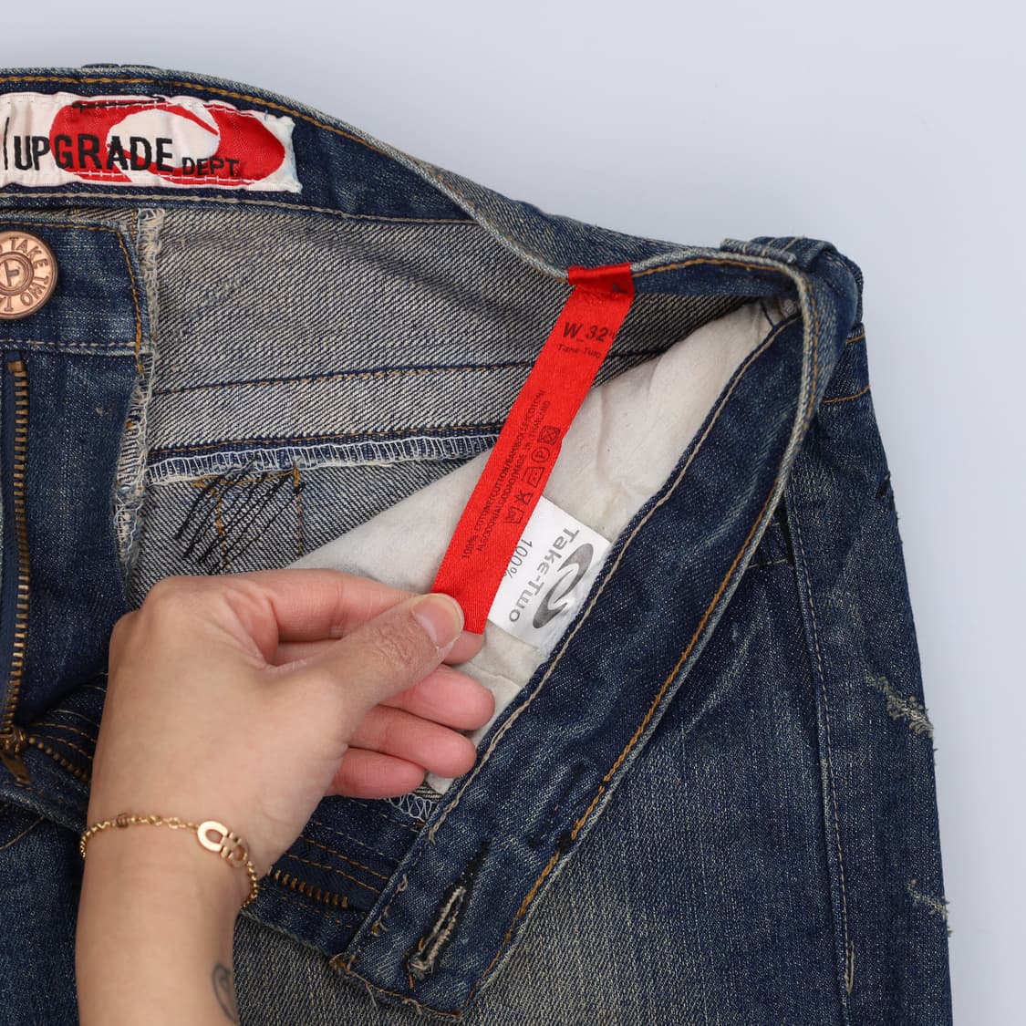 W32 테이크투 워싱 와이드 데님 0310H1 상품이미지5