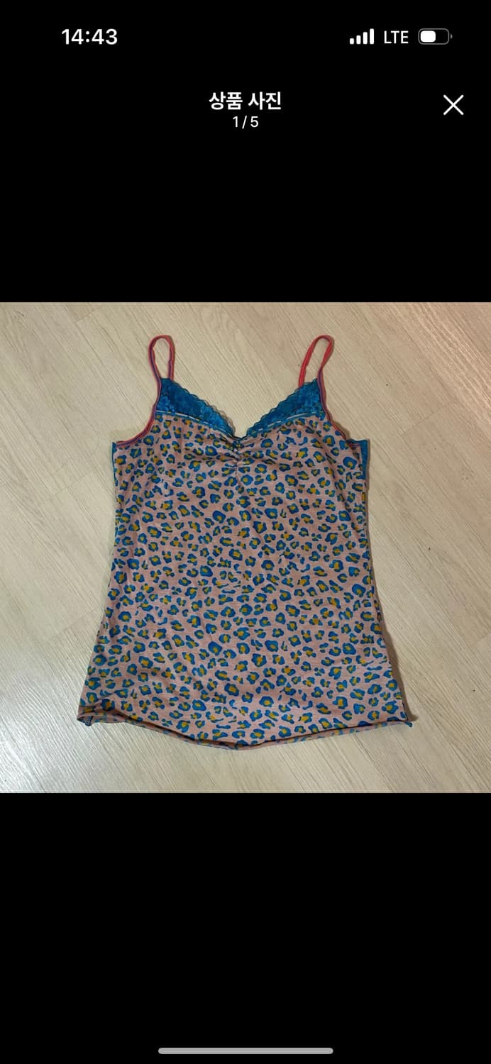 Y2k 레오퍼드 나시 상품이미지1