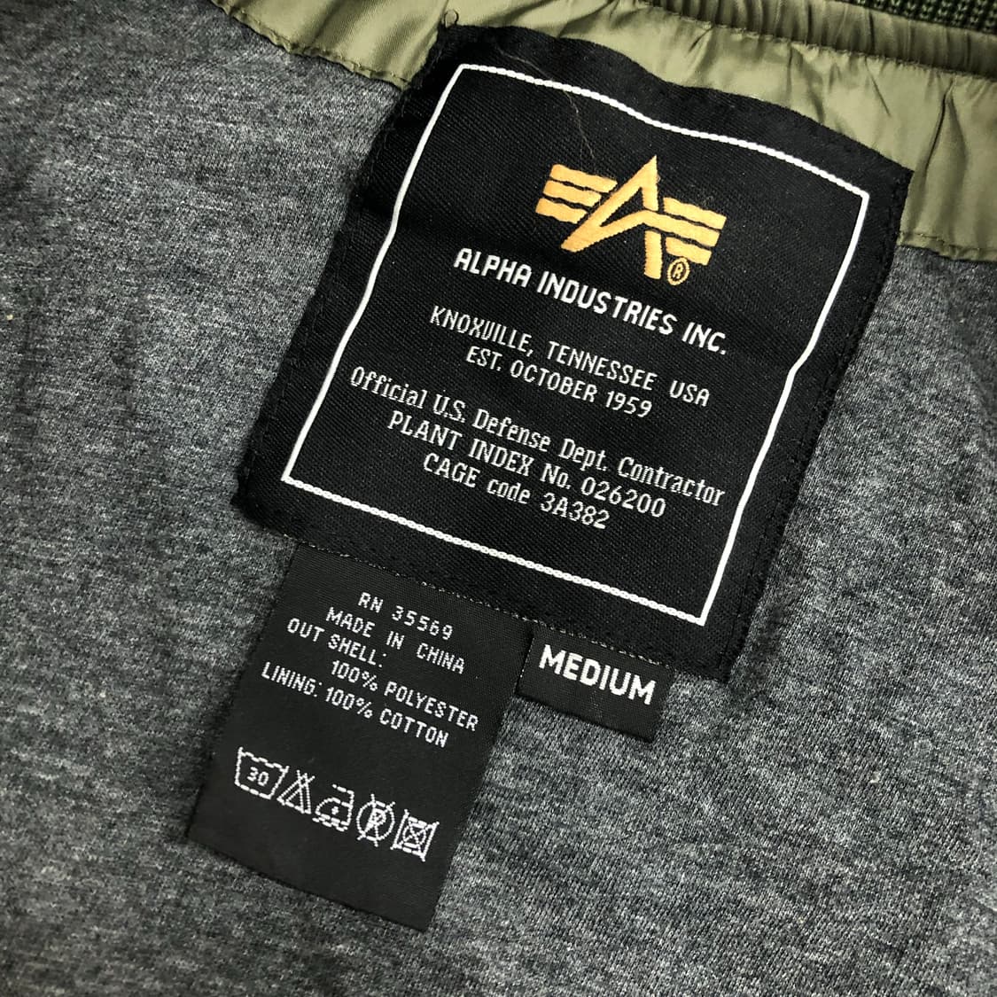 알파인더스트리 MA-1 봄버 플라이트 항공 자켓 상품이미지4