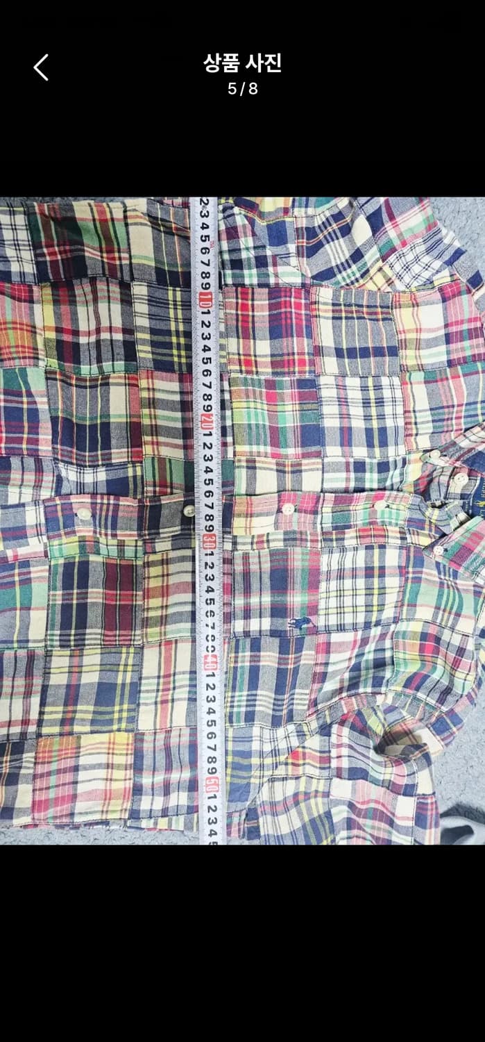 폴로 마드라스 패치워크 셔츠 상품이미지8