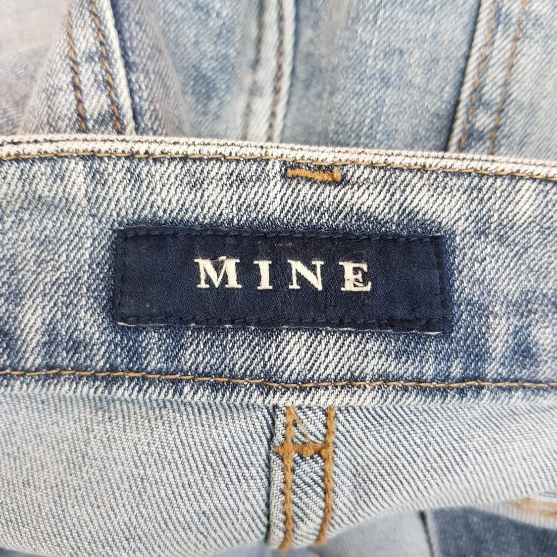 한섬 마인 2024 워싱 스트레이트 데님 팬츠 67-98사이즈 상품이미지7