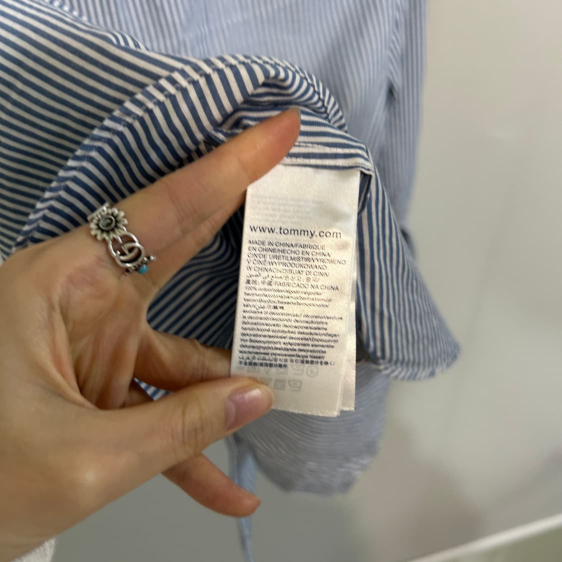 타미힐피거 여성 셔츠 남방 M 상태최상 상품이미지4