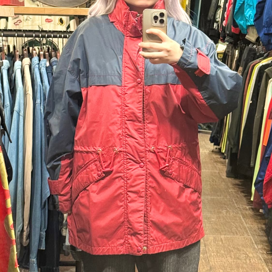 [HI] 라코스테 바람막이 레드  상품이미지1