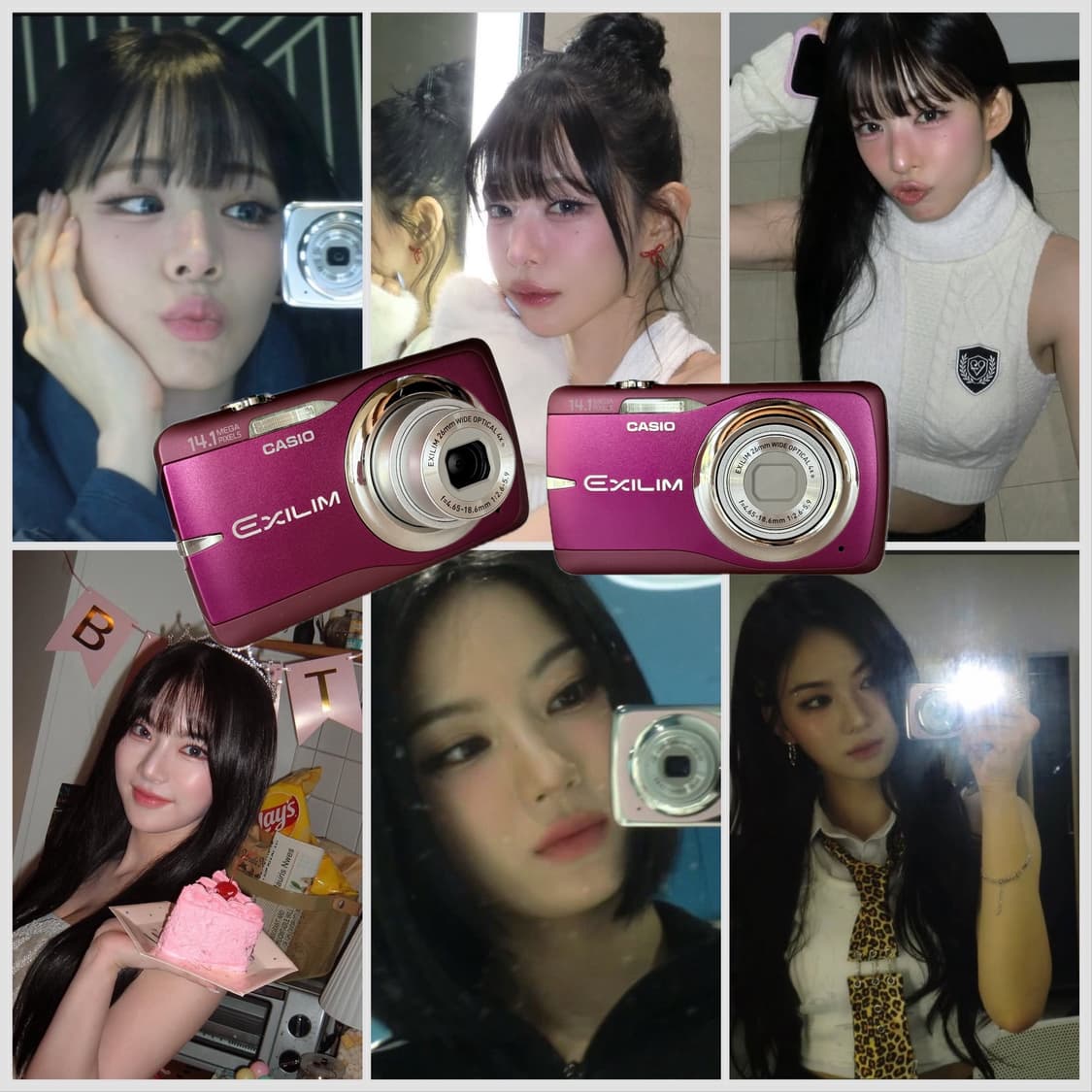 🍒스테이시 아이사 채영 픽🍒카시오 엑슬림z550 ex-z550 미품 상품이미지1