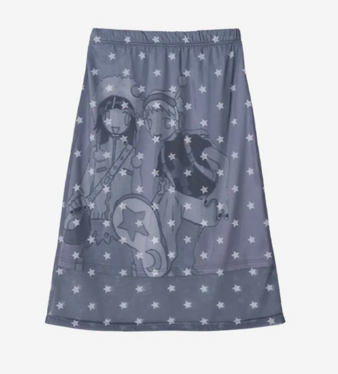유쓰배쓰 올리와 스타프린트 스커트 상품이미지1