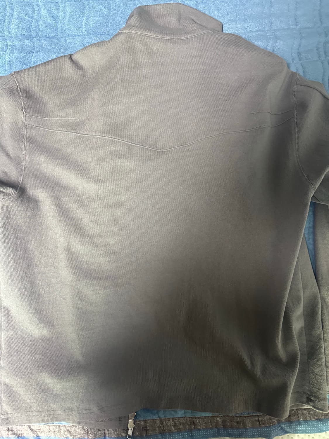 5 xl) 해칭룸 미들 가디건 스웻 집업 그레이 상품이미지3