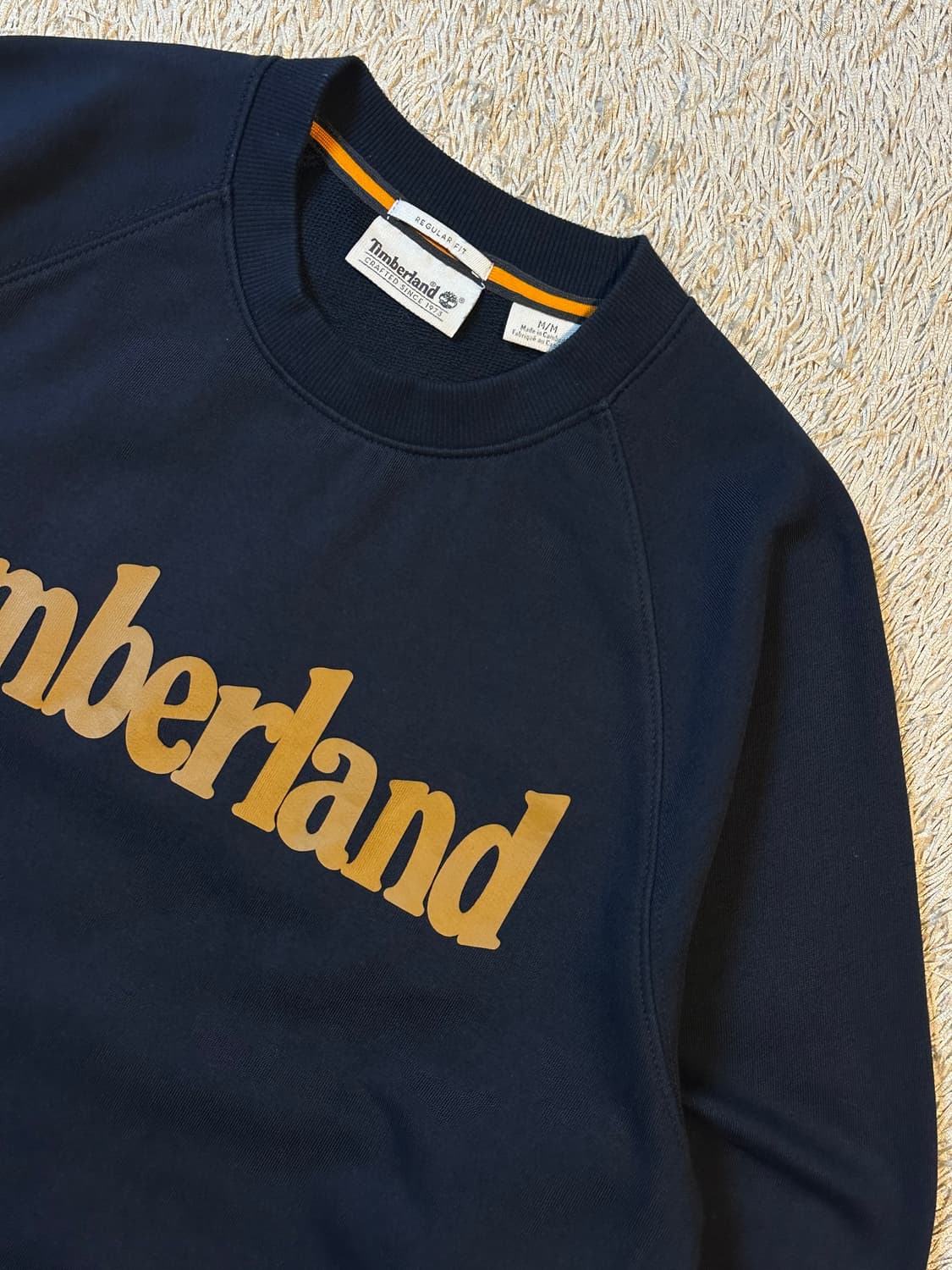 팀버랜드 TIMBERLAND 로고 맨투맨 네이비 상품이미지2