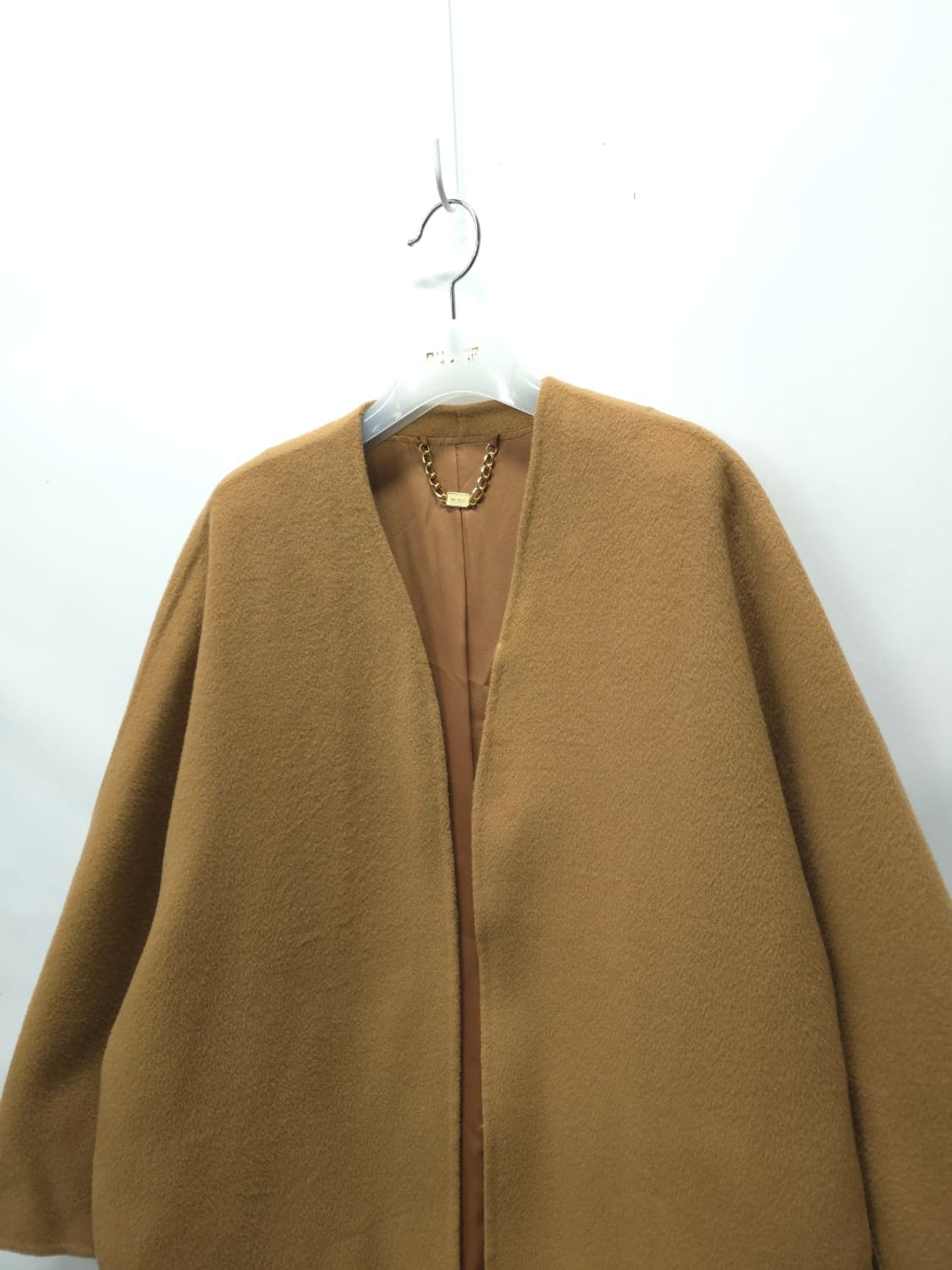 유메르 프리미엄 핸드메이드 캐시미어 울 오픈로브코트 상품이미지2