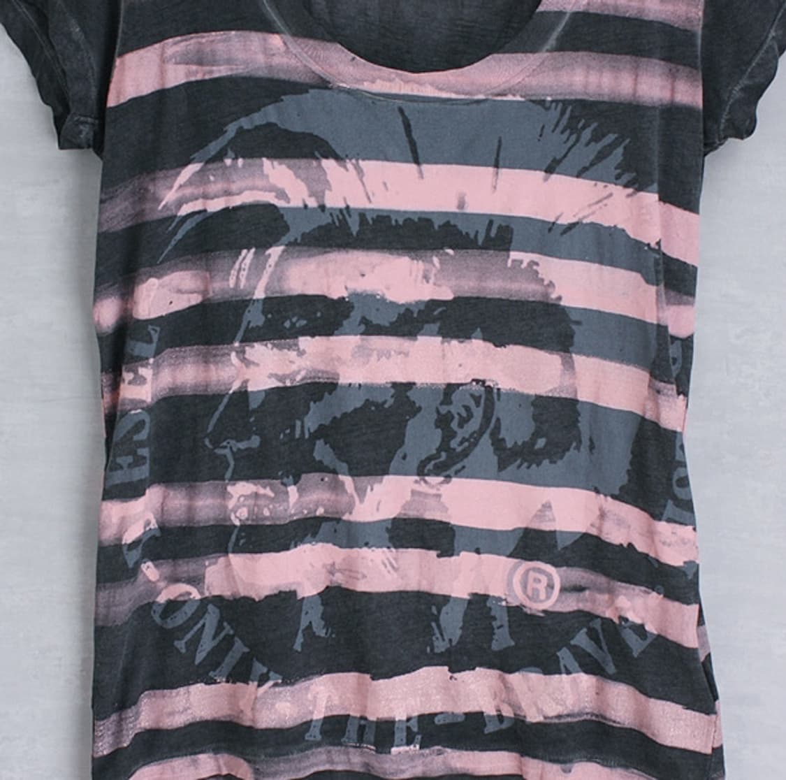 DIESEL _ washed print tee - S4067 상품이미지2