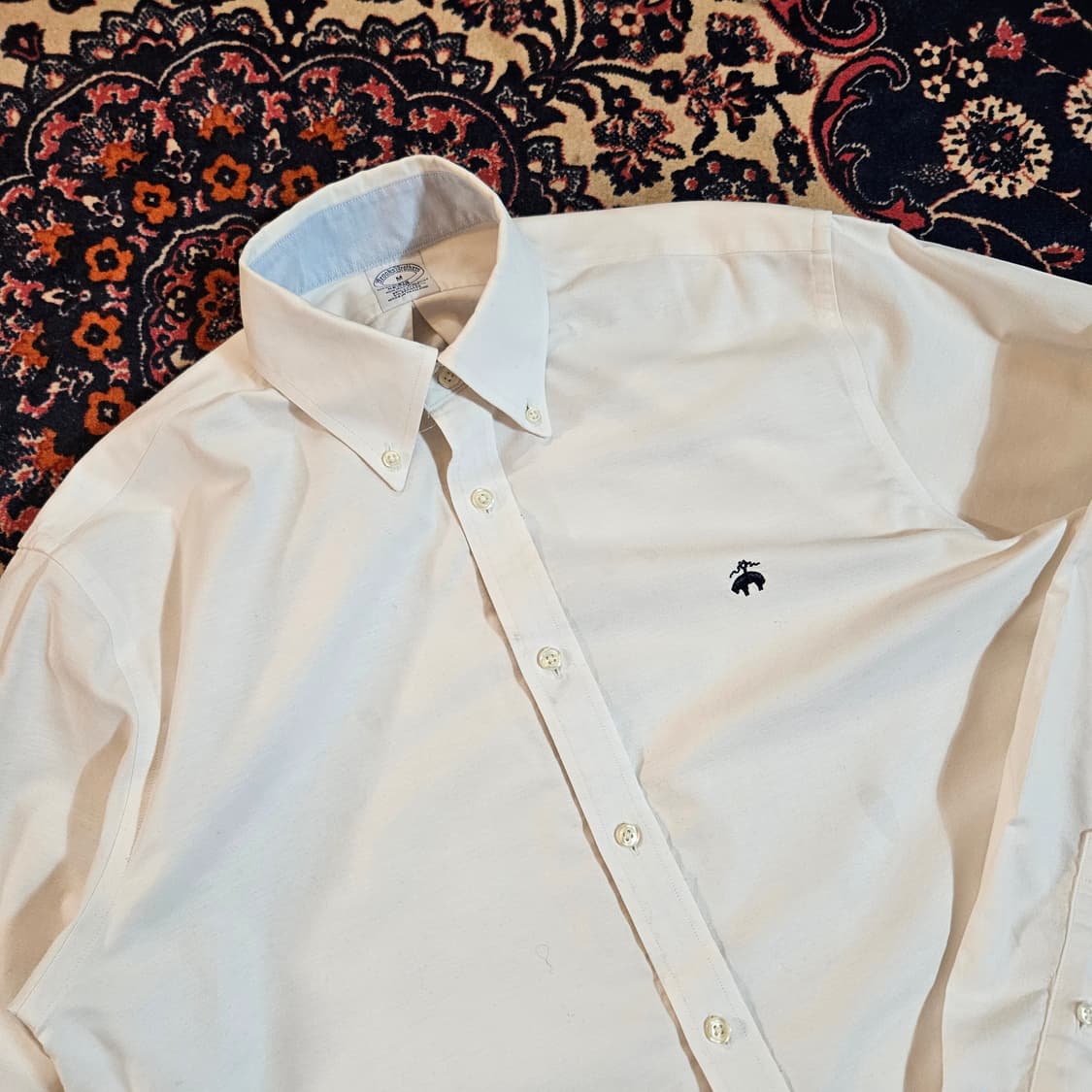 브룩스브라더스 스몰로고 버튼다운 옥스포드셔츠 M size 상품이미지2