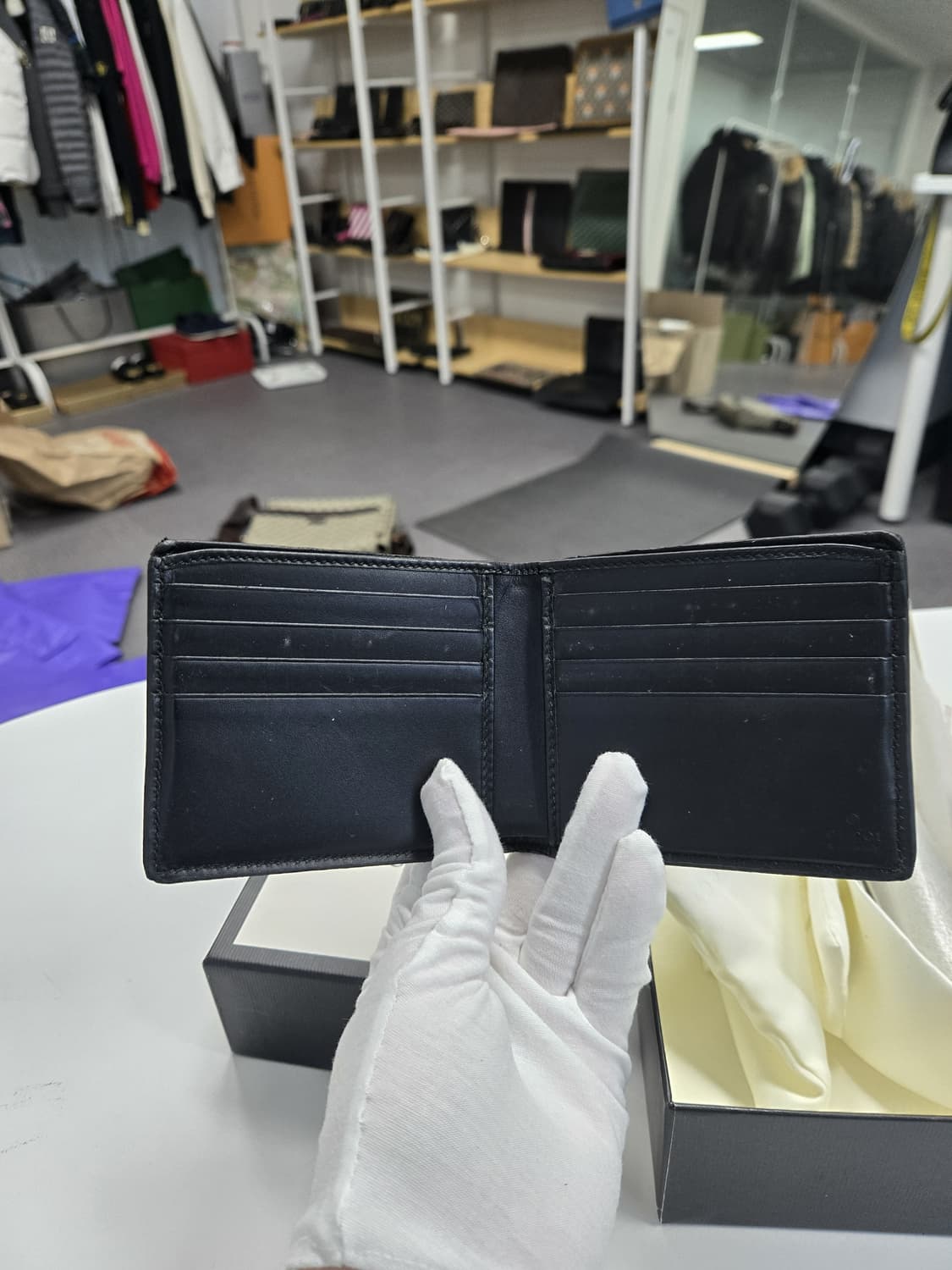 [A급컨디션] 구찌 울프 반지갑 상품이미지5