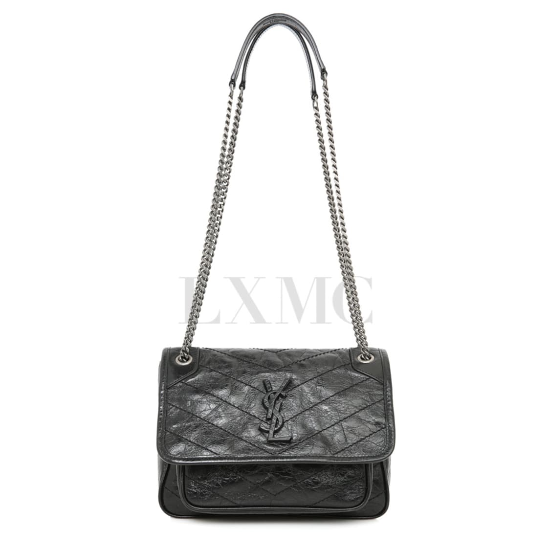 생로랑 니키 체인숄더 베이비 블랙 크로스백 633160 상품이미지5