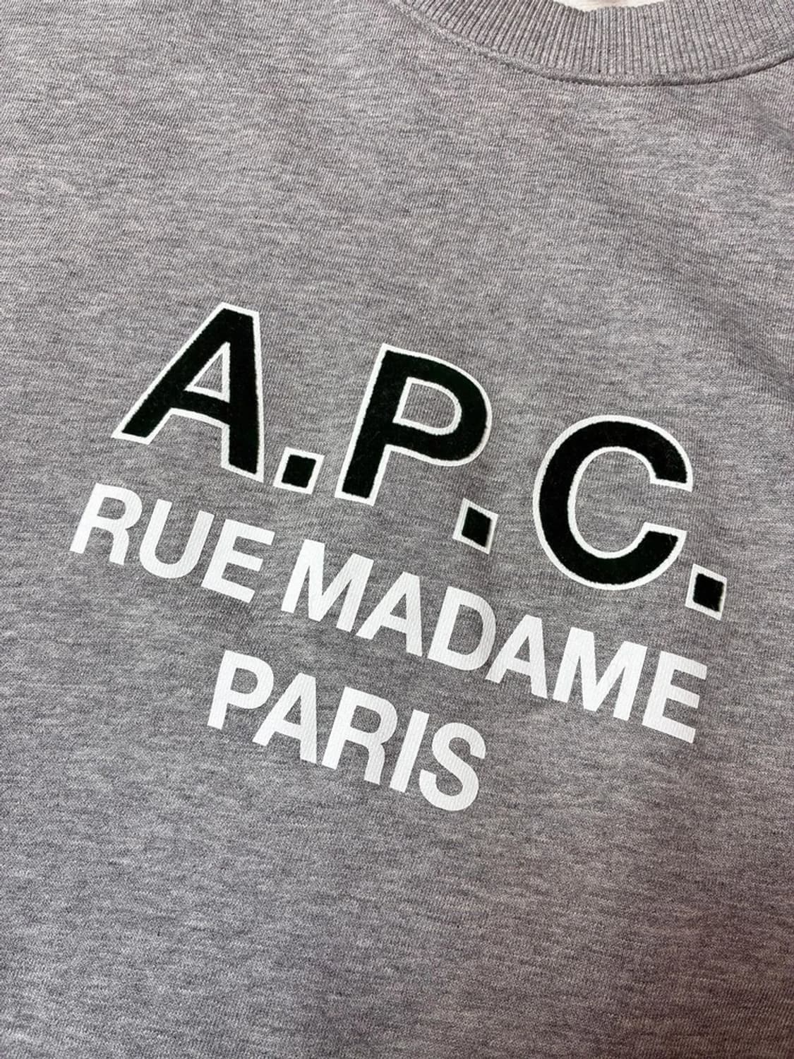 아페쎄 APC 로고 프린트 스웻 맨투맨 PN8401 상품이미지4