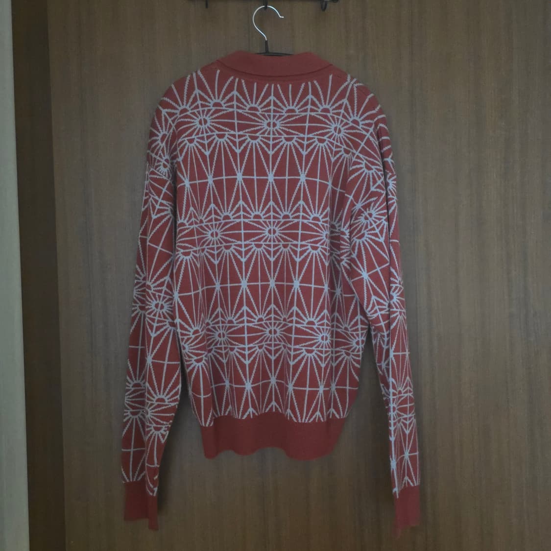 [M] 라스벳 울 폴로 셔츠 긴팔 상품이미지5