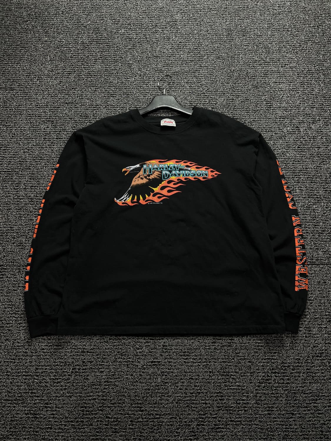 USA 빈티지 할리데이비슨 웨스턴 그래픽 롱슬리브  상품이미지4