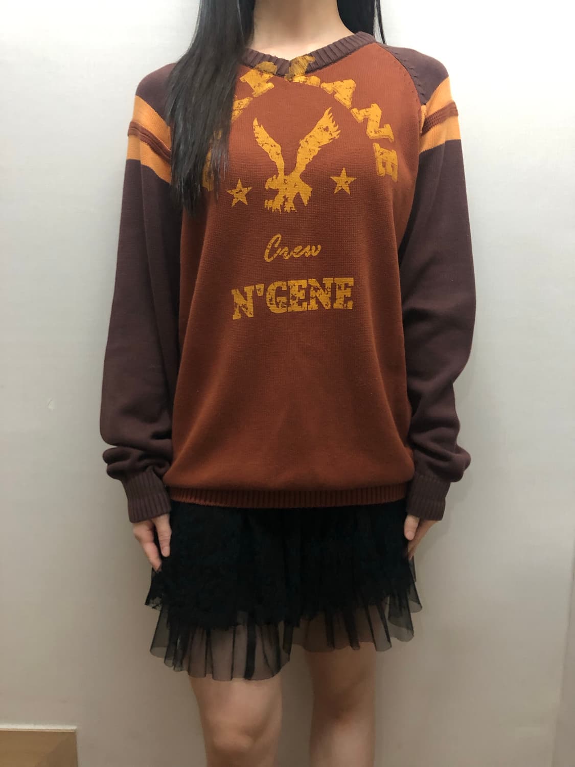 빈티지 와투케 브라운 니트 상품이미지1