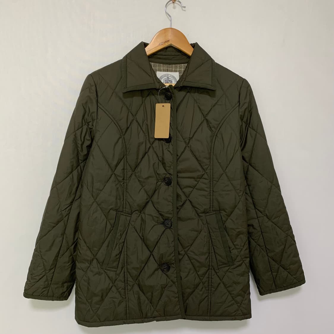 제이프레스 일본 빈티지 퀄팅 버튼 자켓 카키 점퍼 상품이미지2