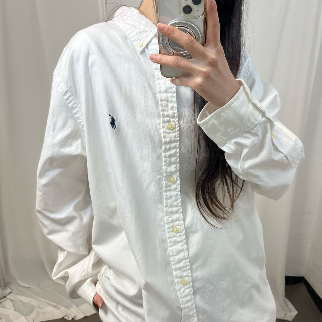 Polo white shirt 상품이미지2